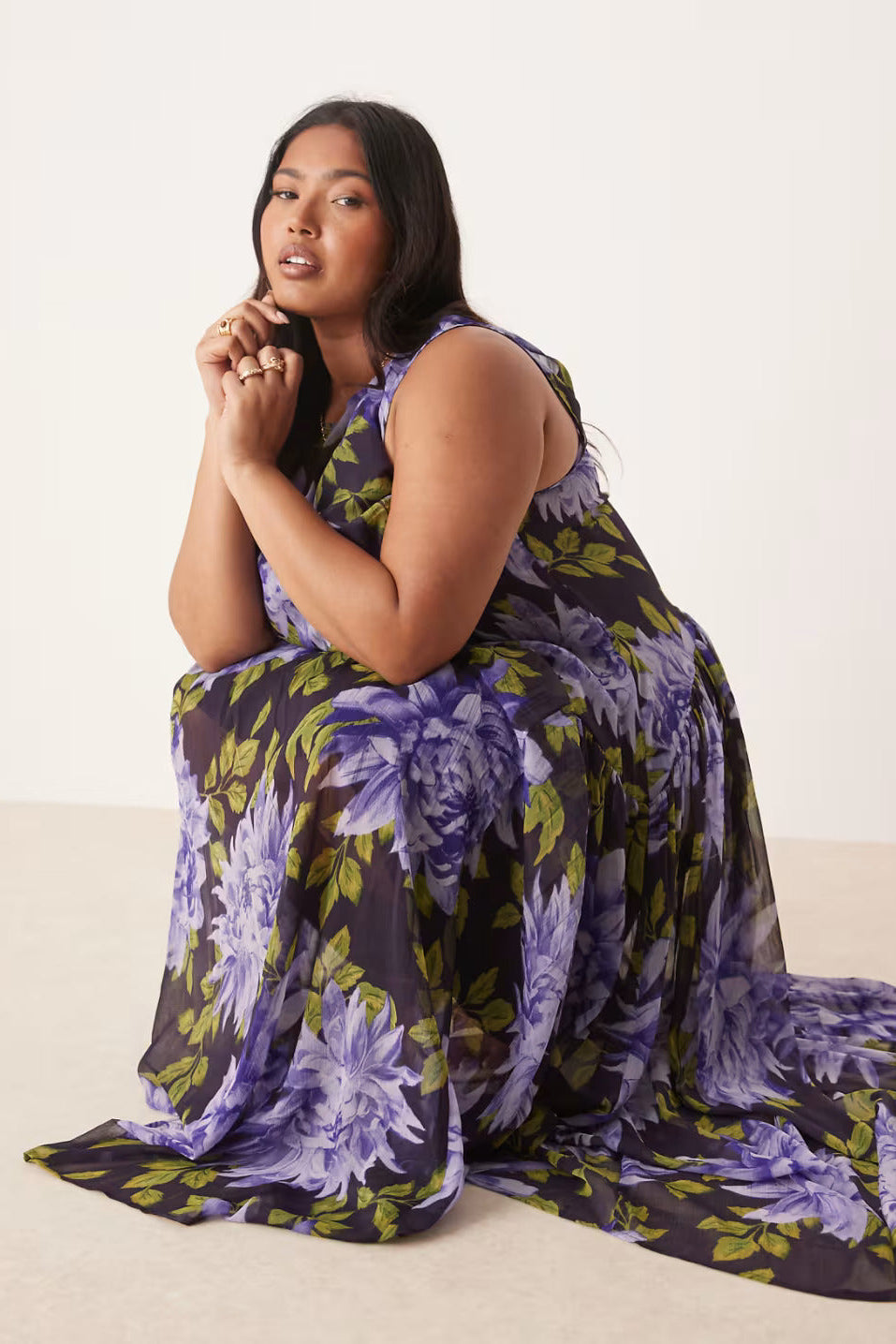 The Carey Floral Maxi Dress