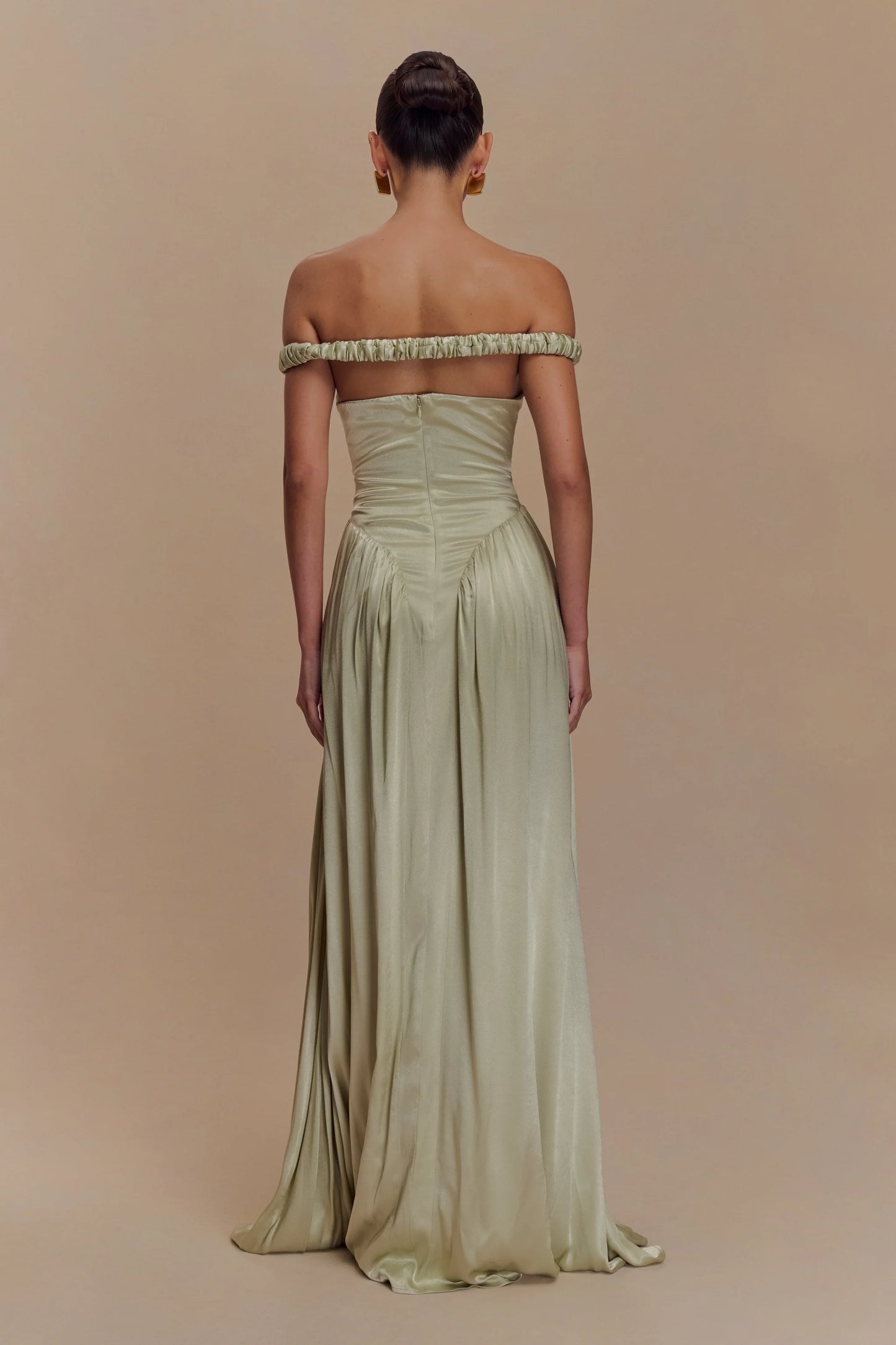 The Coco Dropped Waist Maxi Dress | Meshki | Sage The Coco Dropped Waist Maxi Dress | Meshki | Sage