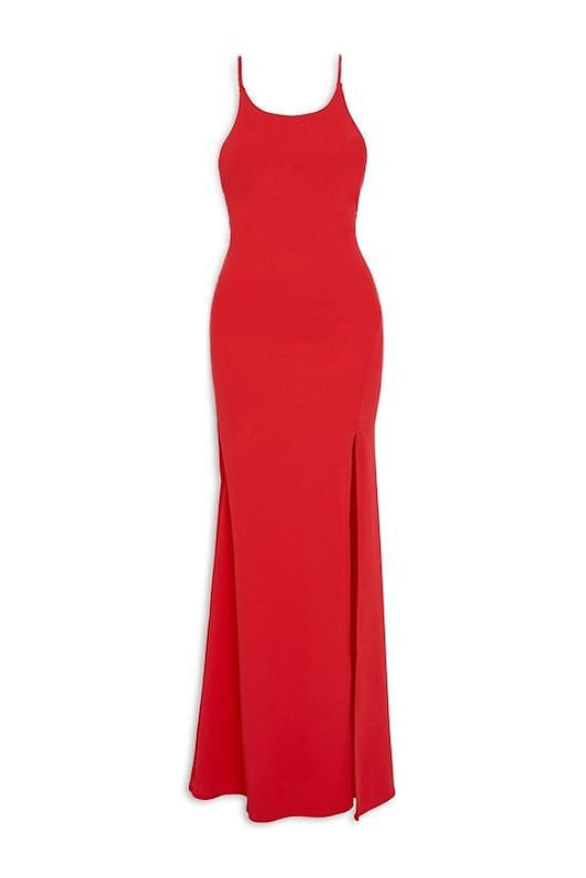 Constanza Red Maxi Dress - Resale