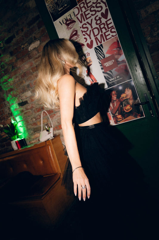 The Odessa Skirt by SR Poetry in black – view 2