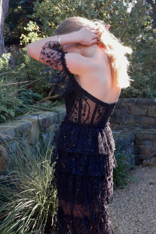 The Noir Étoile Gown
