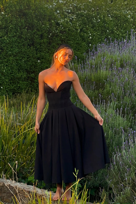 The Elodie Dress in Black