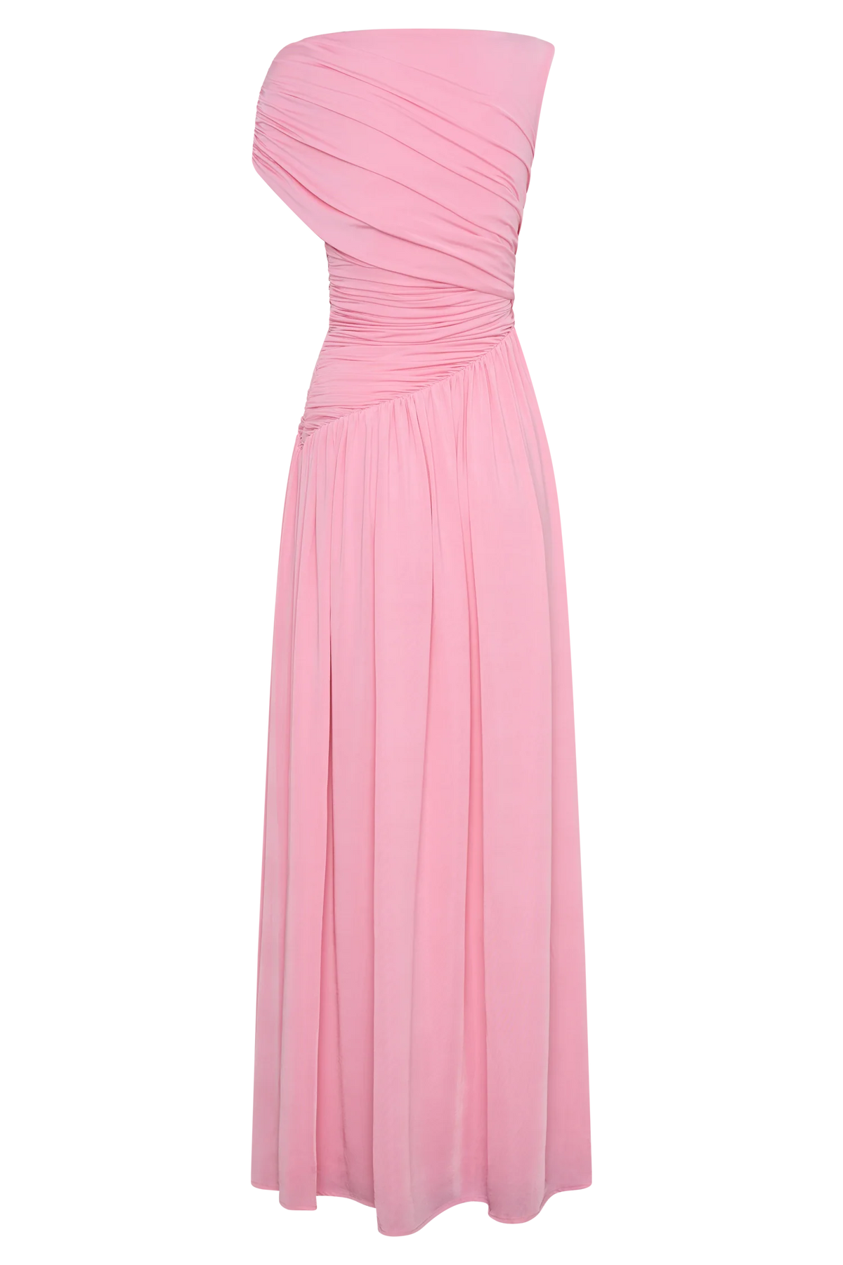 The Ayeshya Slinky Asymmetric Maxi Dress