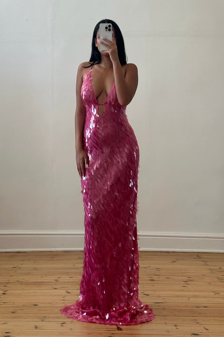 The Sapphire Sequin Gown