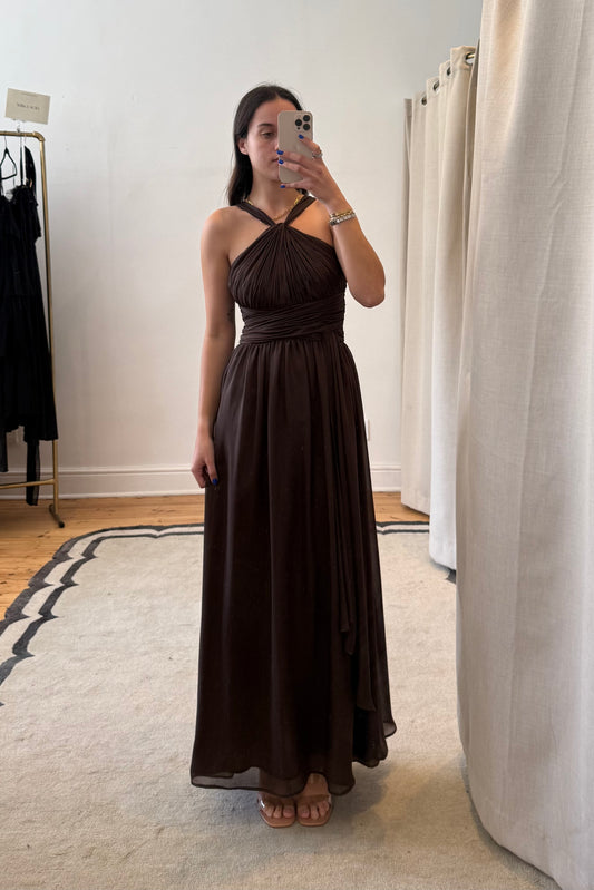 The Mocha Muse Gown
