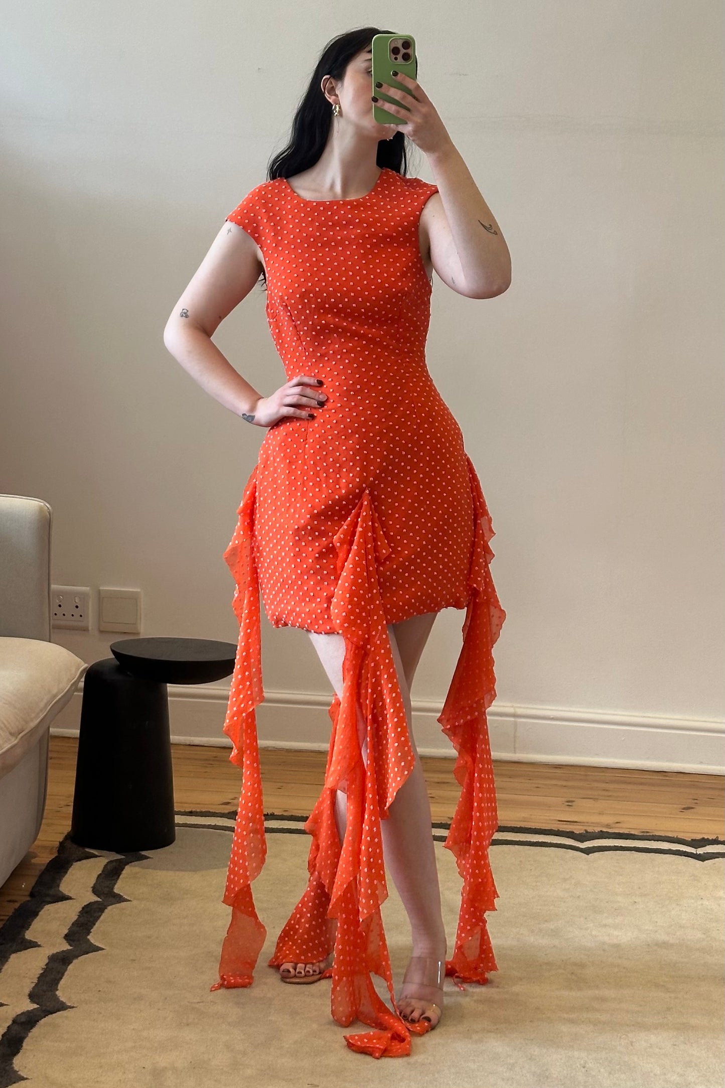 The Jehlani mini Dress - Sunset Orange