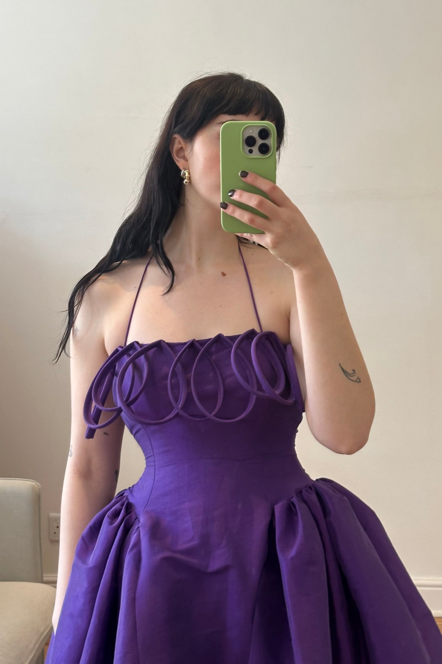 The Meraki Mini Dress - Ultra Violet