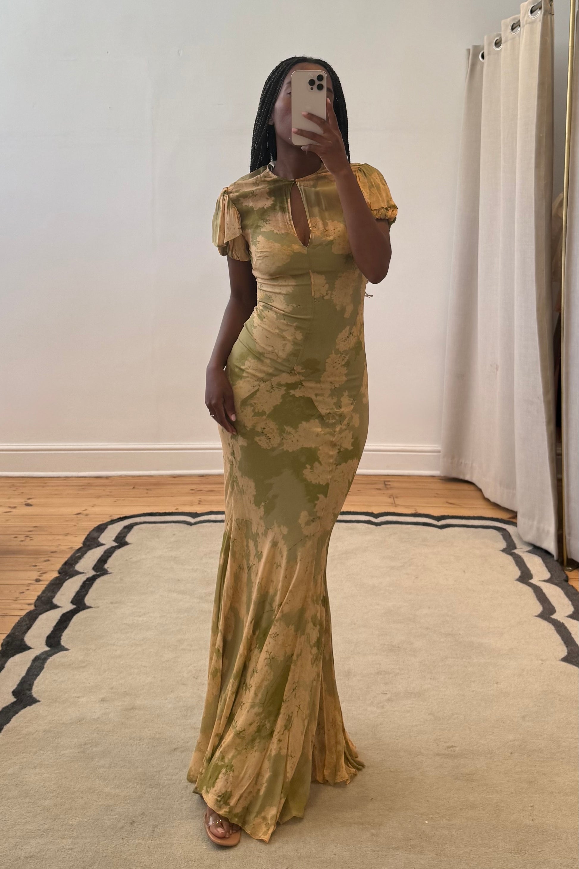 Sumatra Maxi Dress | De La Vali | Green Print Sumatra Maxi Dress | De La Vali | Green Print