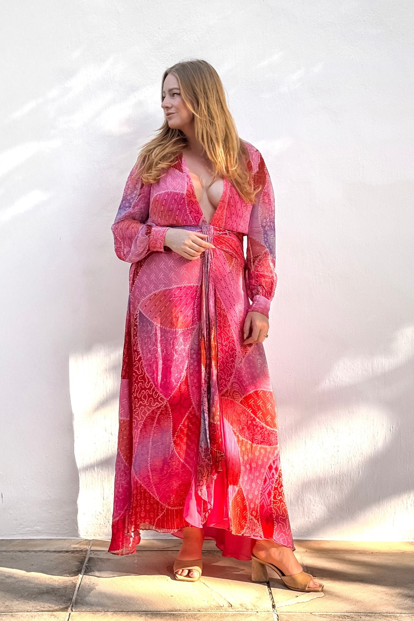 The Meera Dress in Ibiza Night Sunset