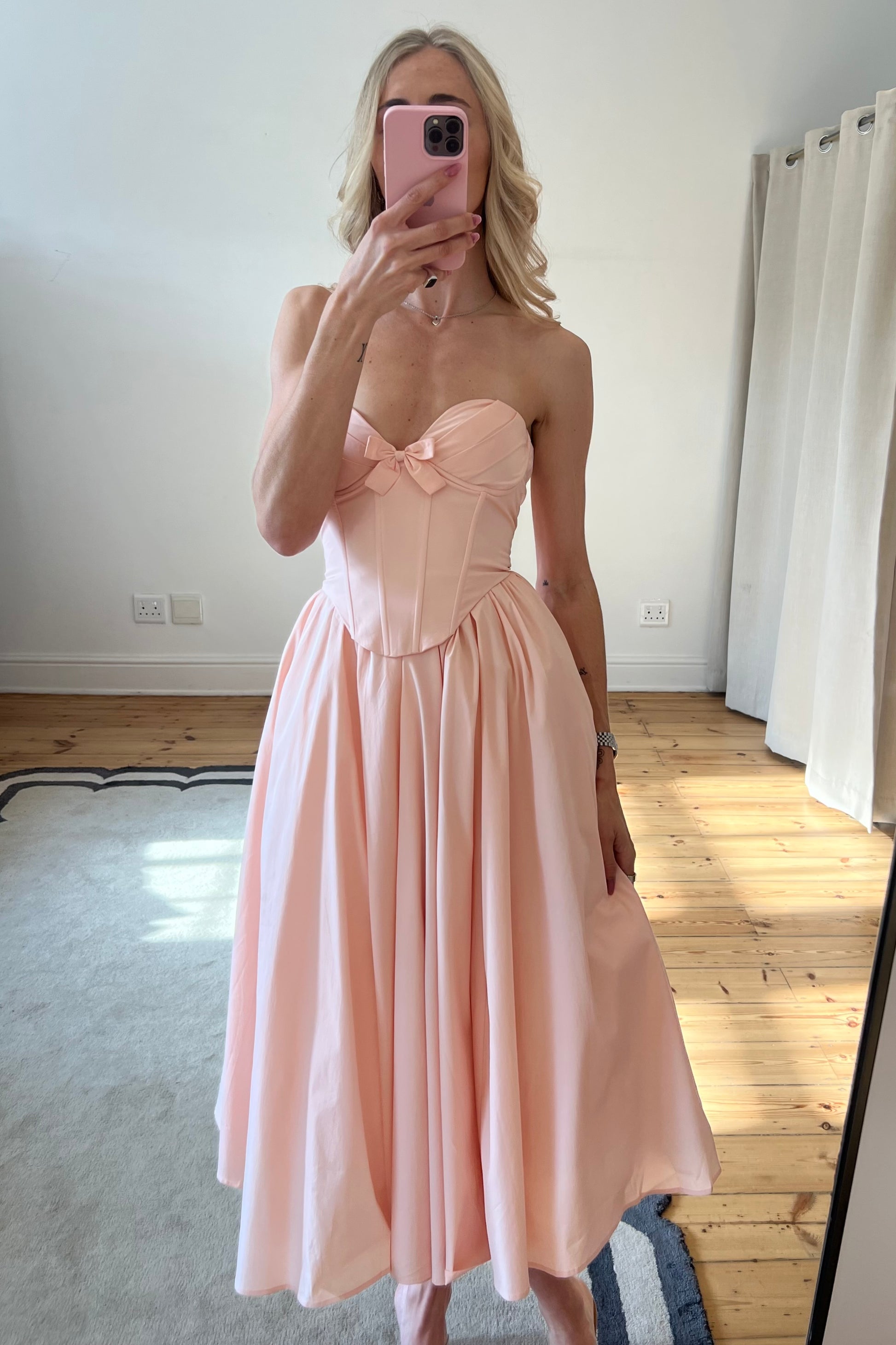 The Prim Midi Dress | Babyboo | Pink The Prim Midi Dress | Babyboo | Pink