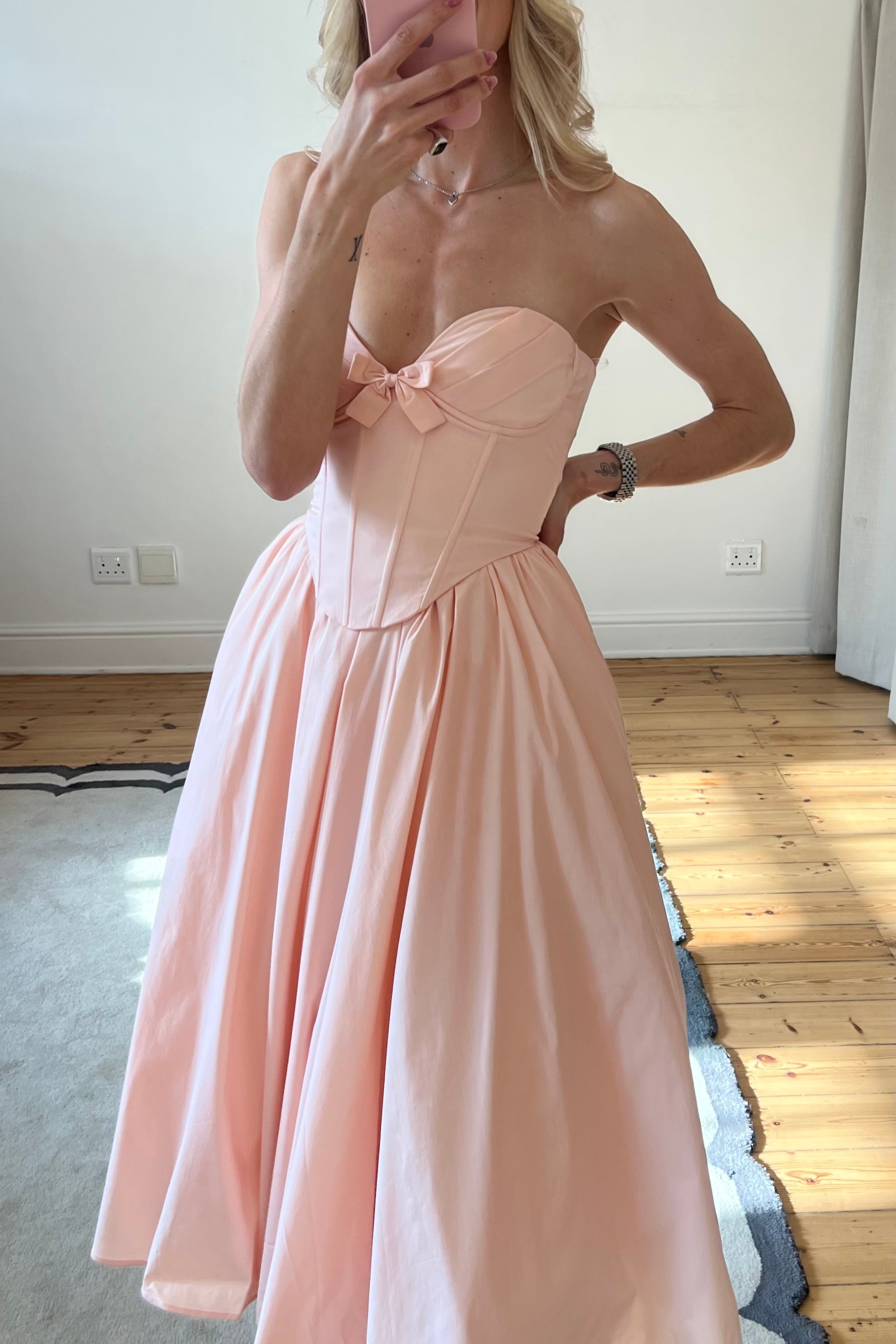 The Prim Midi Dress | Babyboo | Pink The Prim Midi Dress | Babyboo | Pink