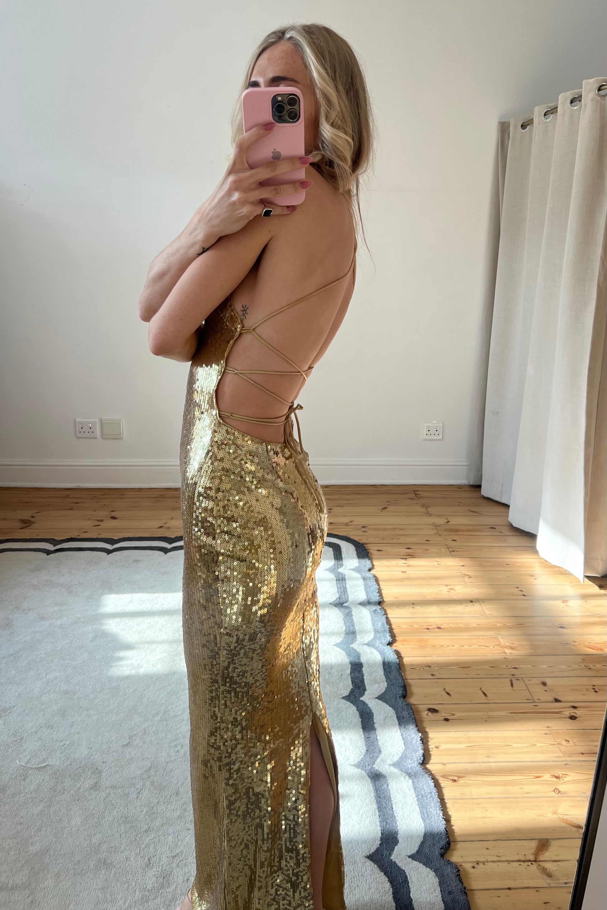 The Atari Maxi Dress | Babyboo | Gold The Atari Maxi Dress | Babyboo | Gold