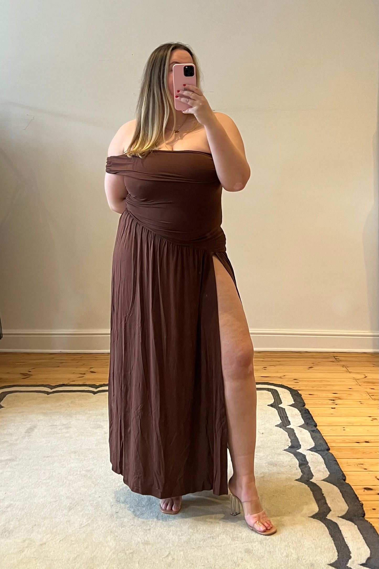 The Larsen One Shoulder Maxi Dress