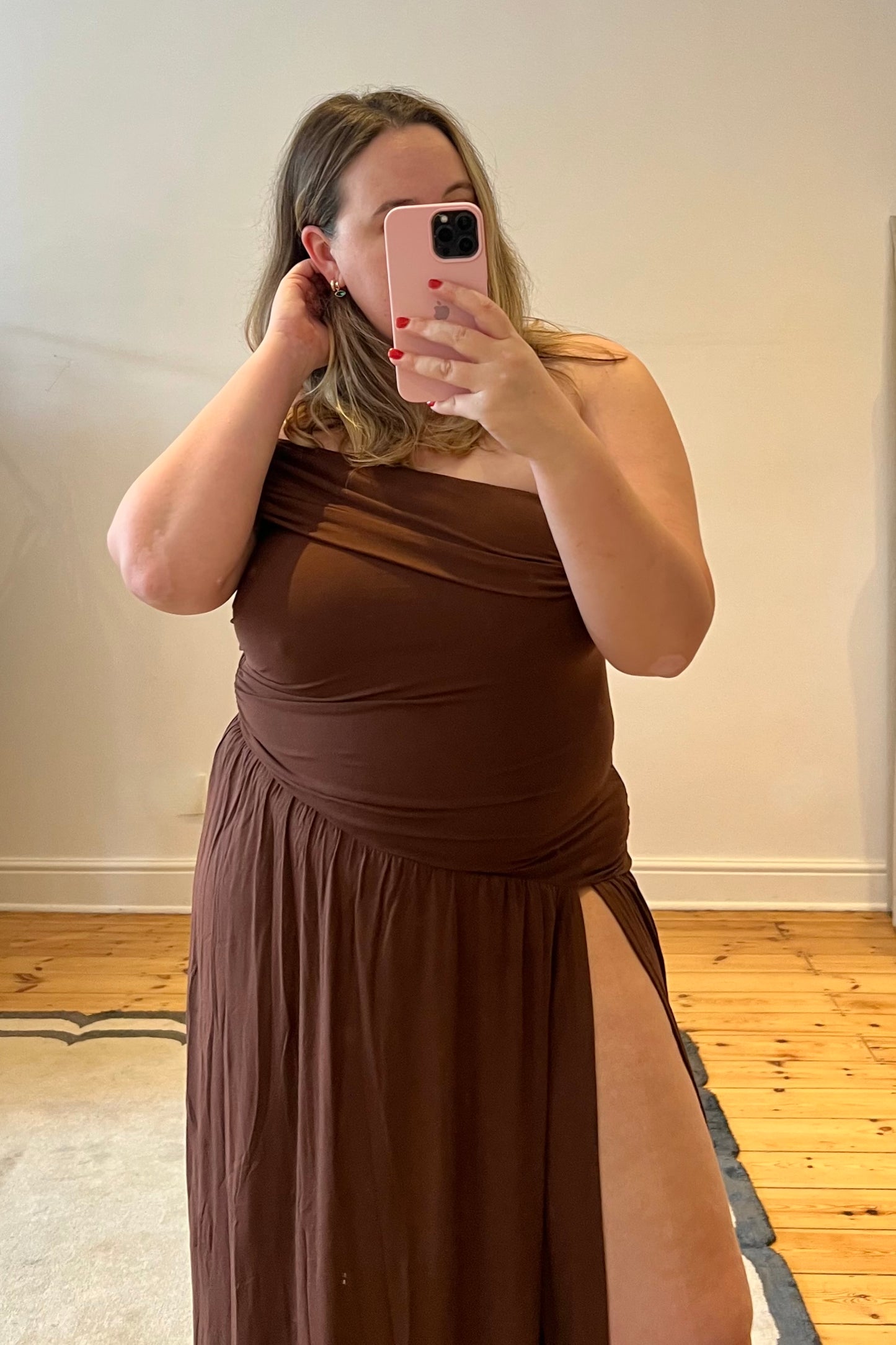 The Larsen One Shoulder Maxi Dress