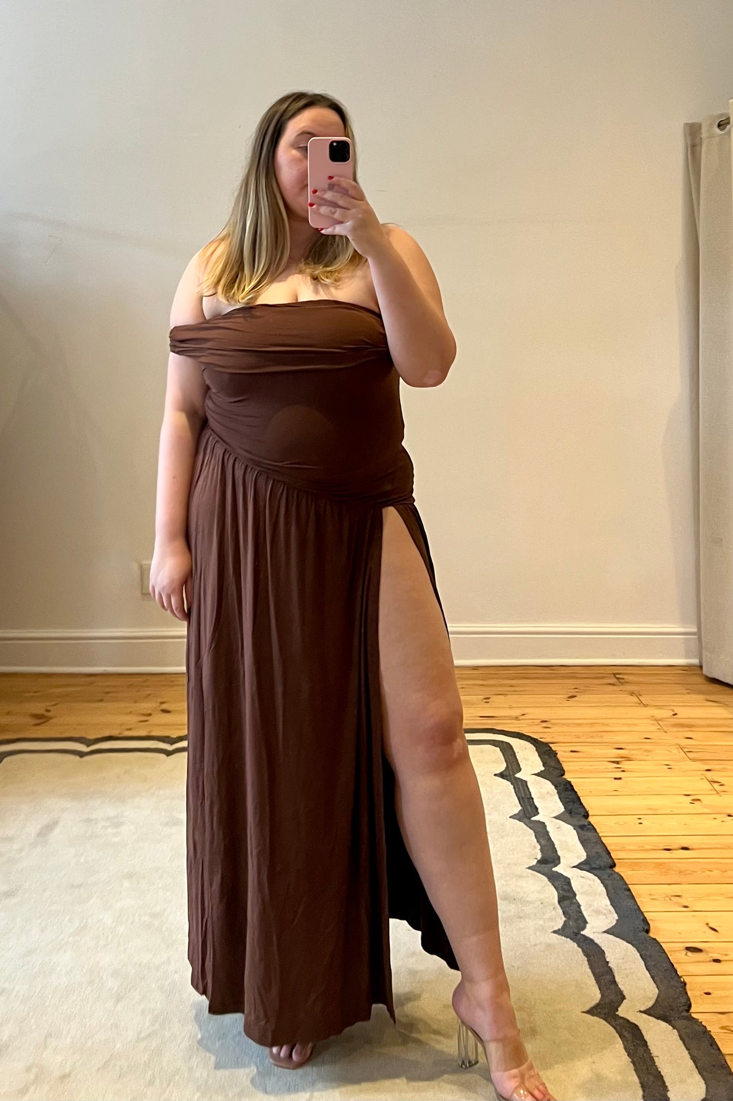 The Larsen One Shoulder Maxi Dress