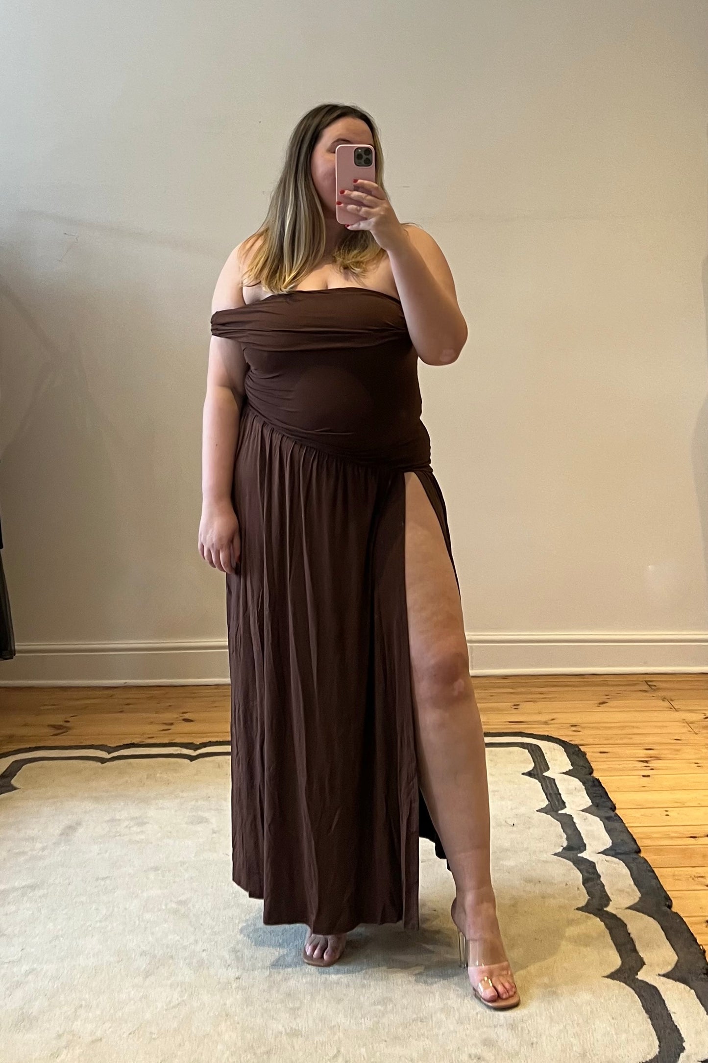 The Larsen One Shoulder Maxi Dress