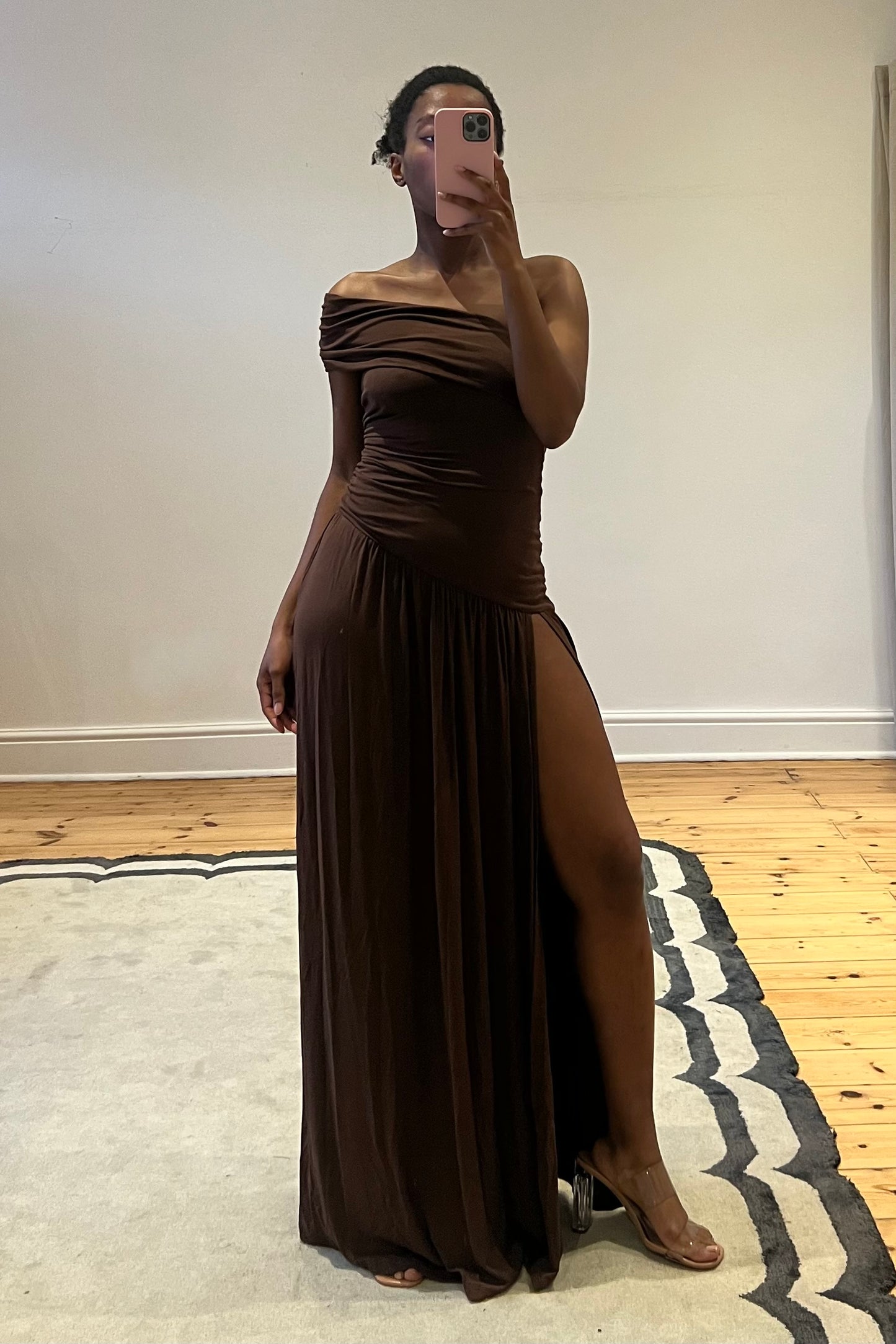 The Larsen One Shoulder Maxi Dress
