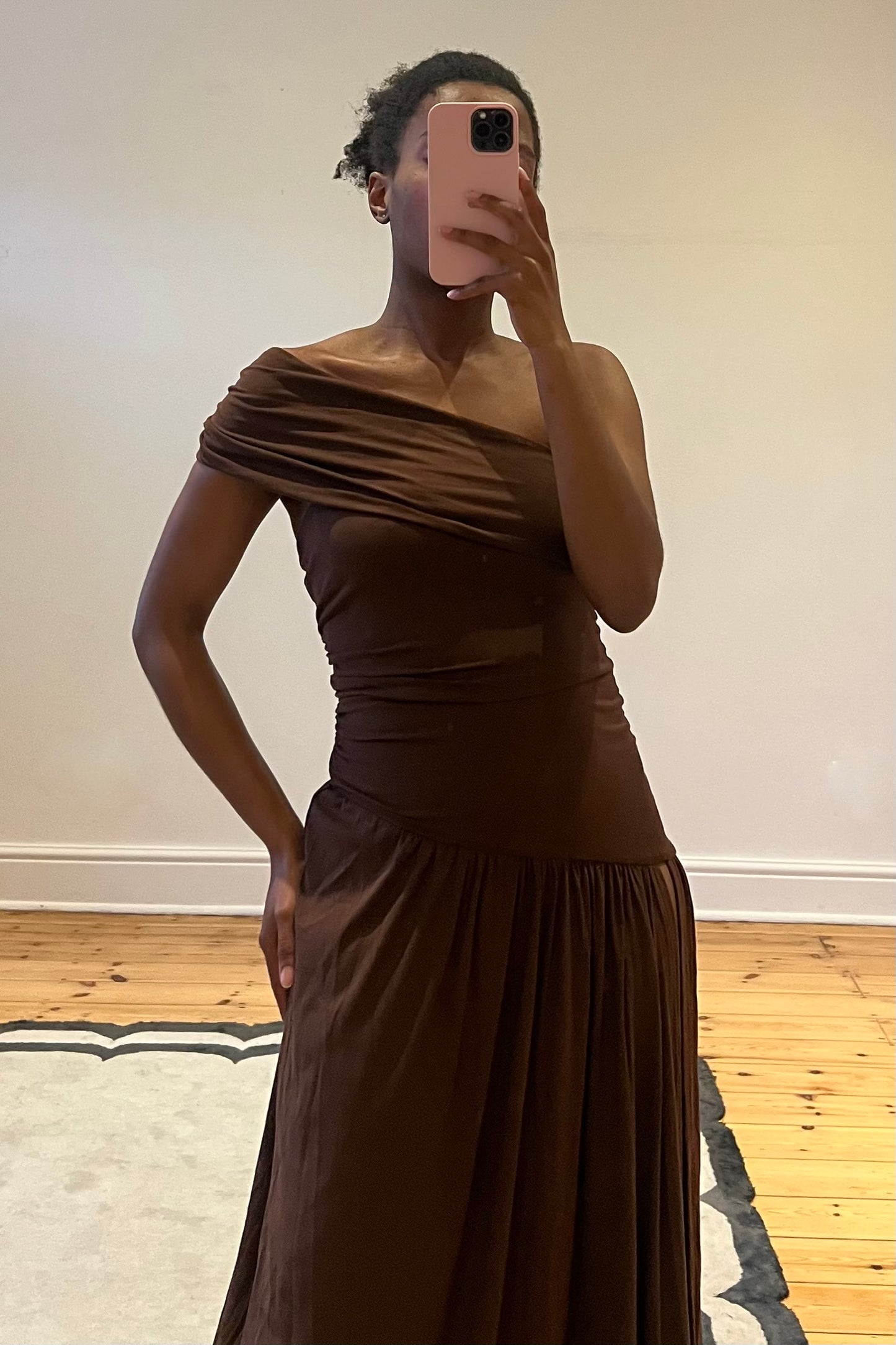 The Larsen One Shoulder Maxi Dress