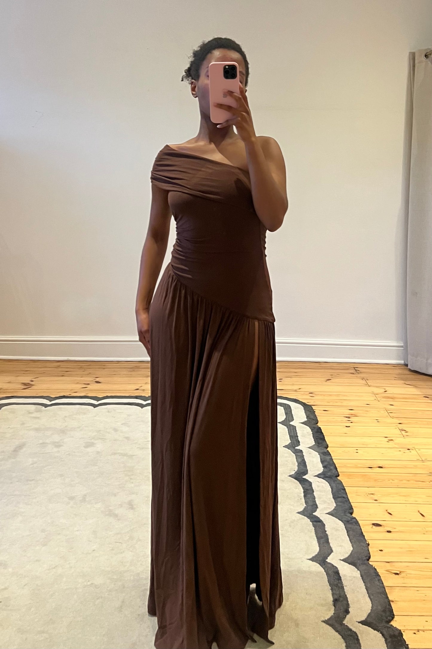 The Larsen One Shoulder Maxi Dress