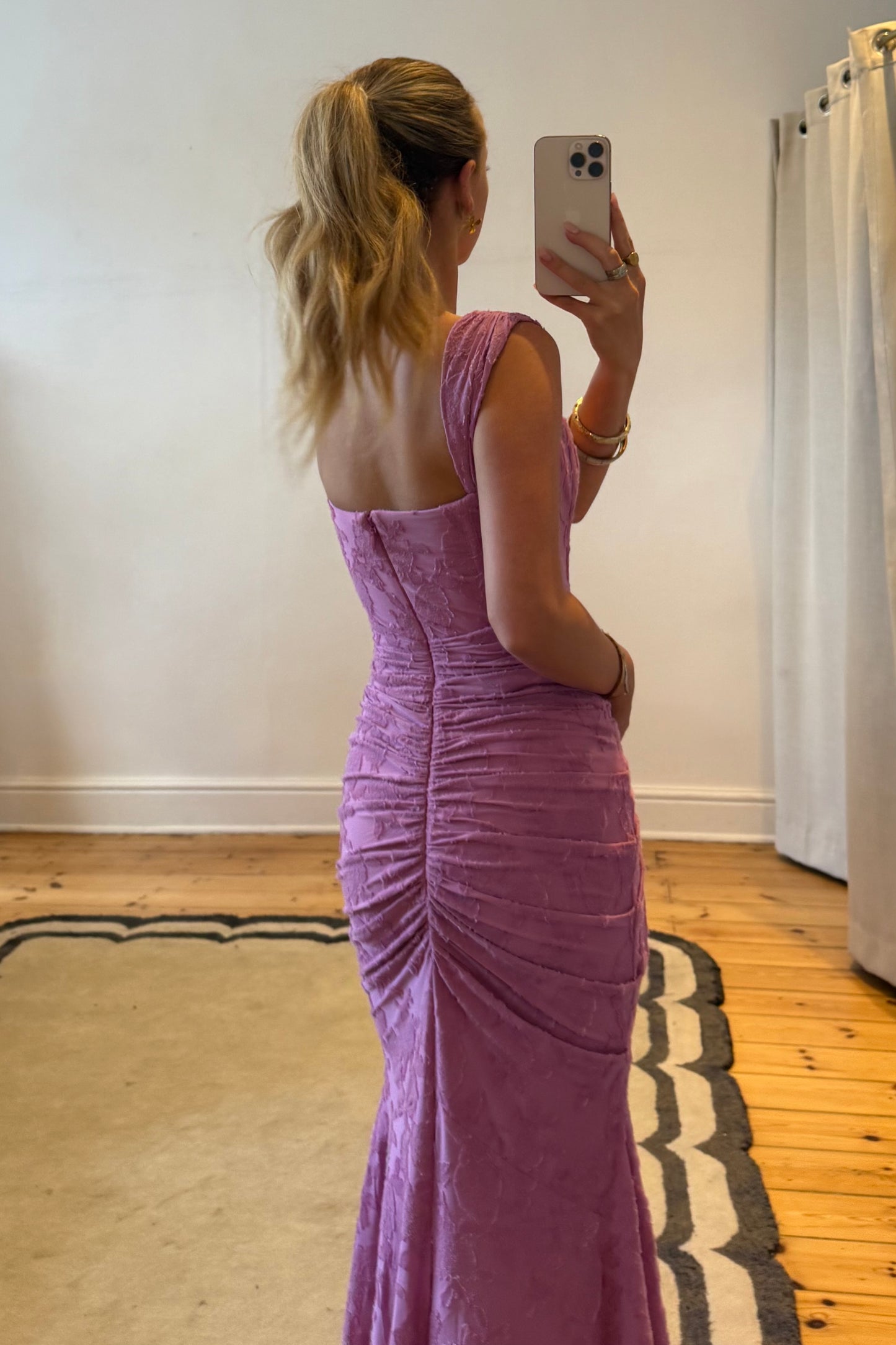 Cesca Dress in Rose Pink Floral