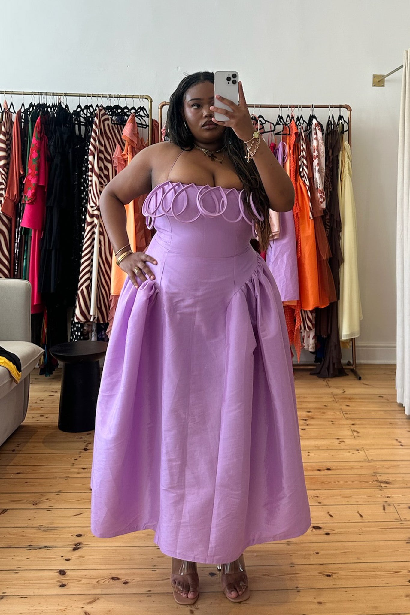 Meraki Midi Dress | Desirée Iyama | Lavender