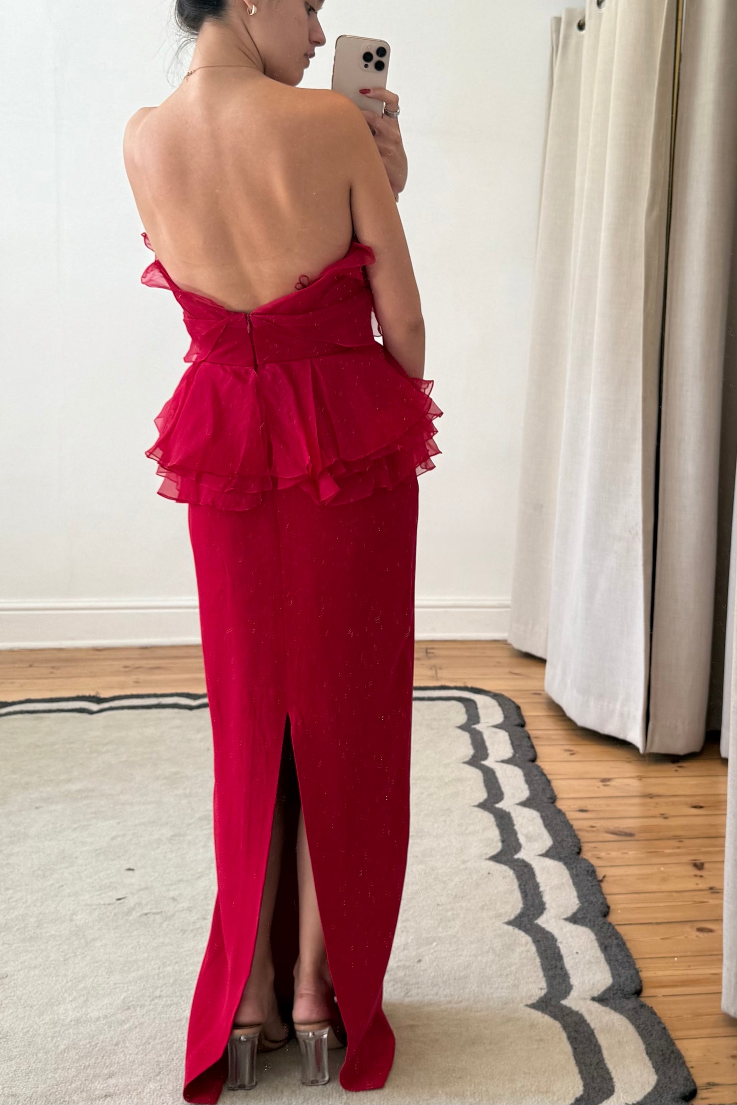 The Marchesa Silk Long Dress