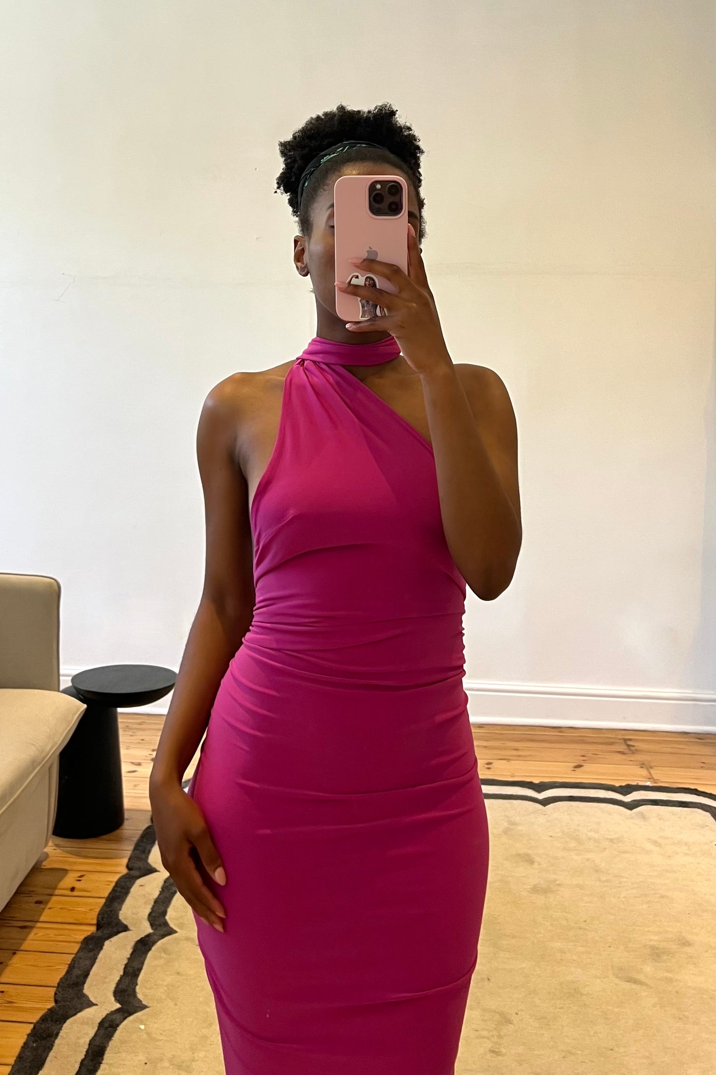 The Oyama Dress in Pink