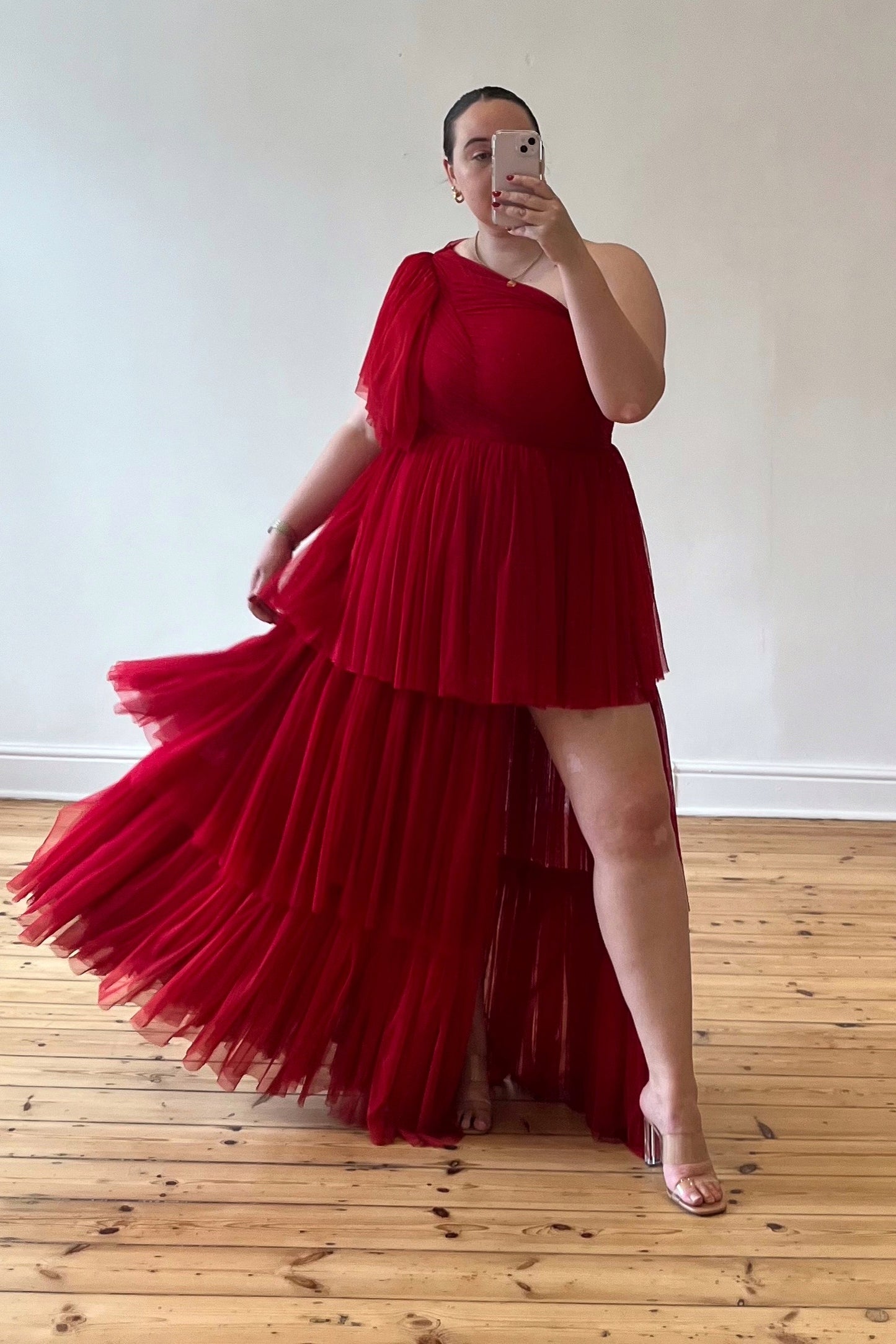 the harley gown in red