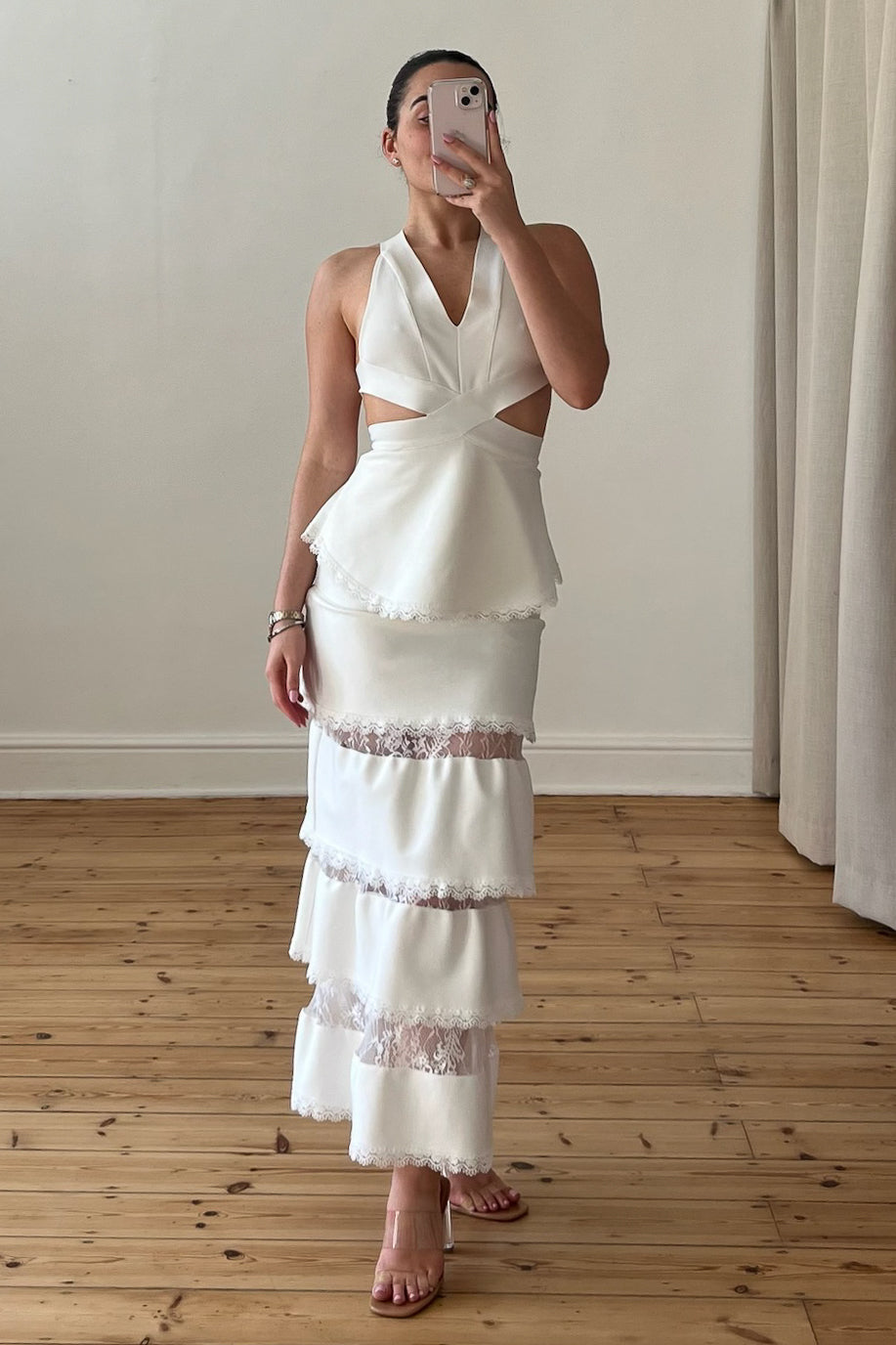 the guilianna dress in white