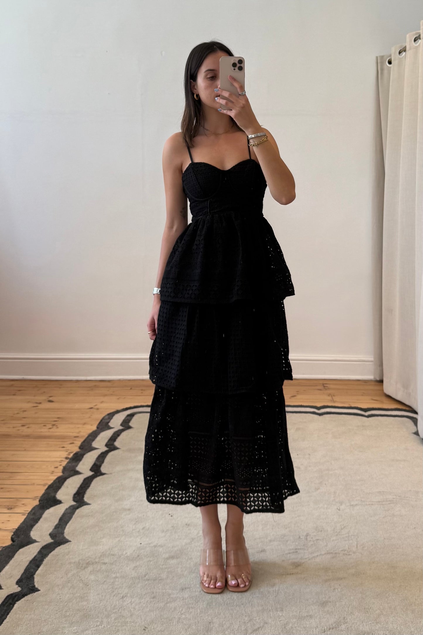 The Jiselle Dress in Black