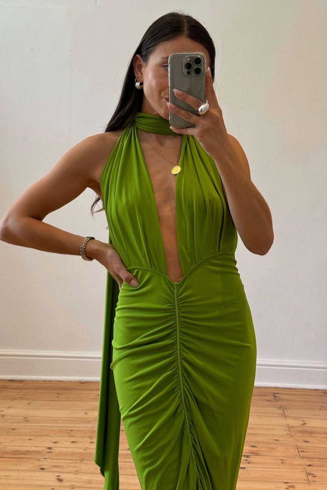 the persia maxi in green