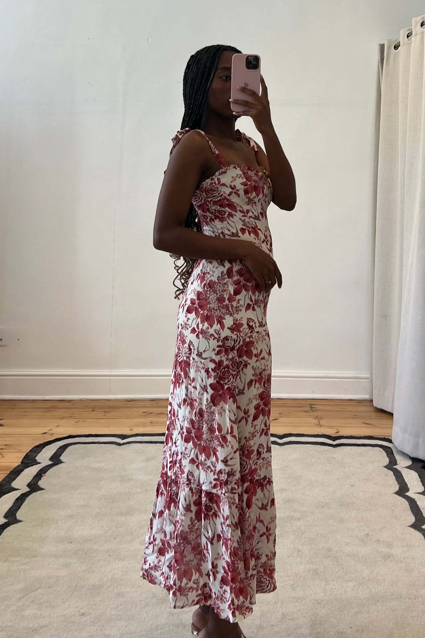 The Nikita Red Toile Dress