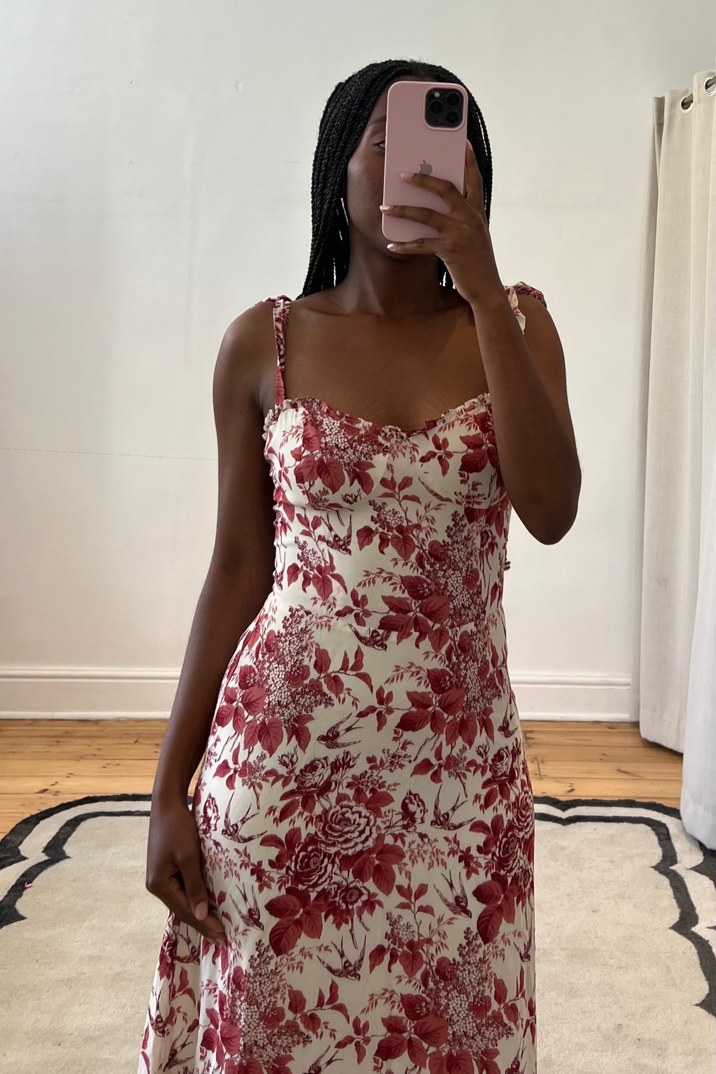 The Nikita Red Toile Dress