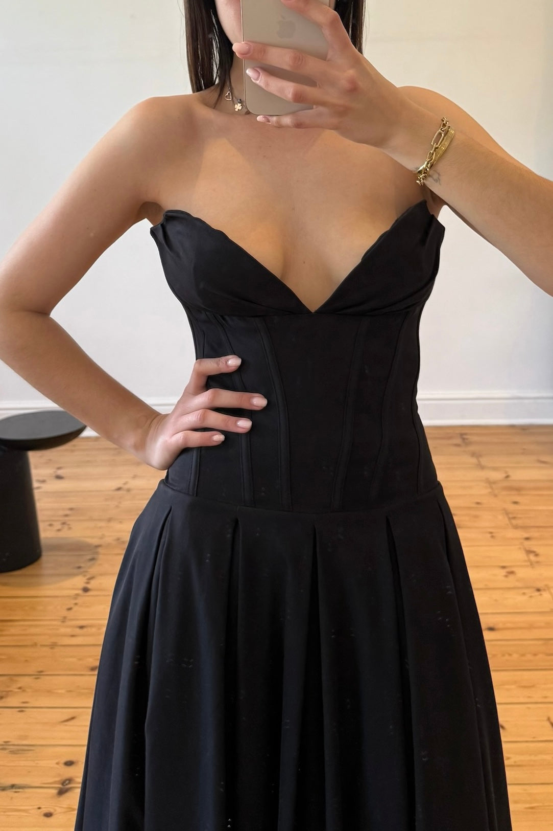The Elodie Dress in Black