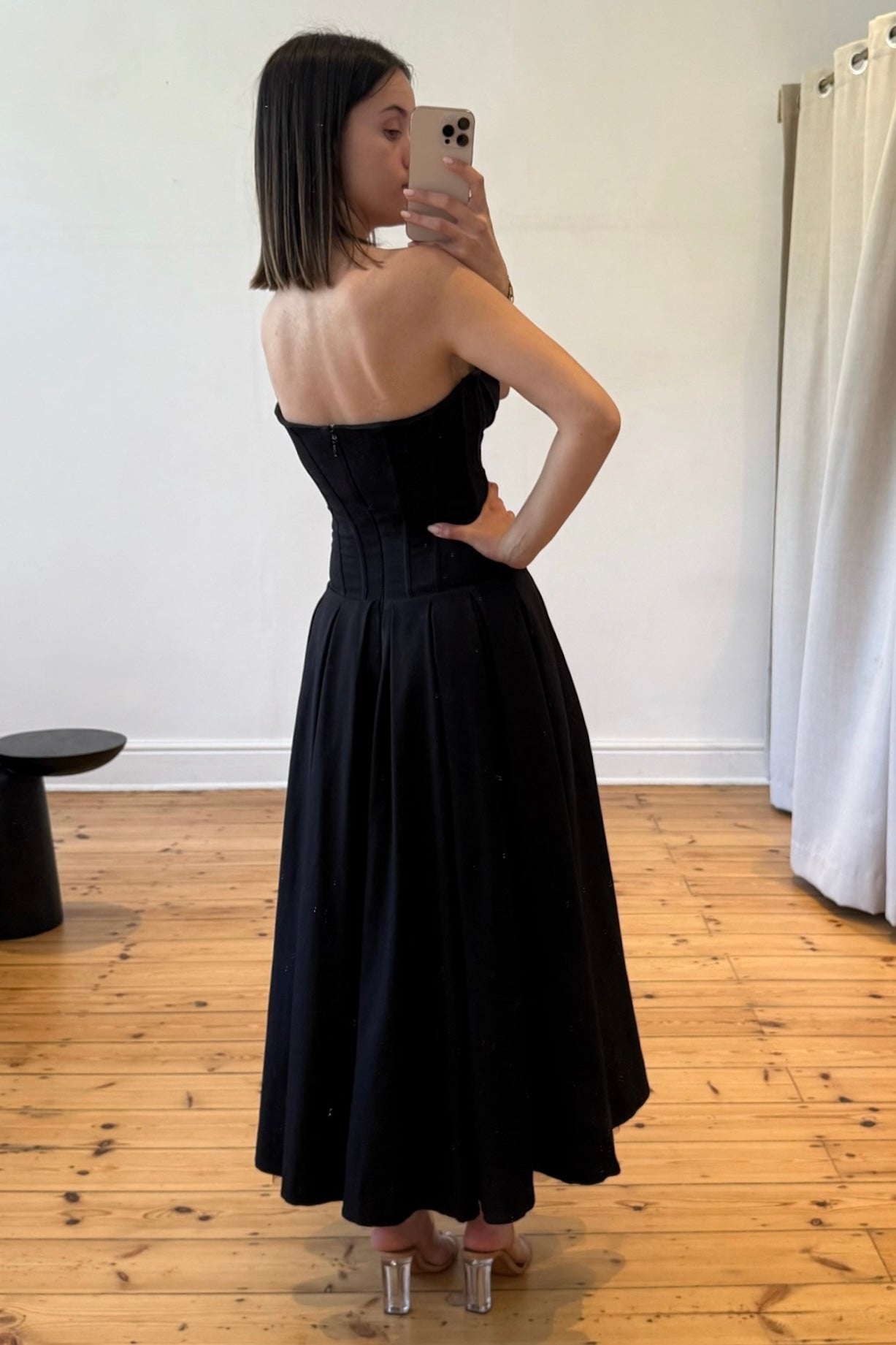 The Elodie Dress in Black
