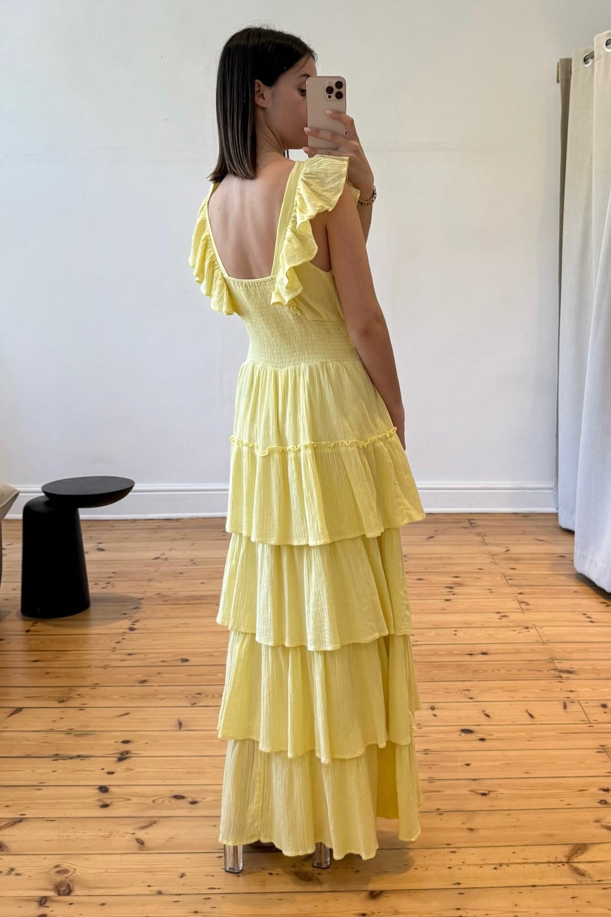 Opal Ruffle Maxi Dress