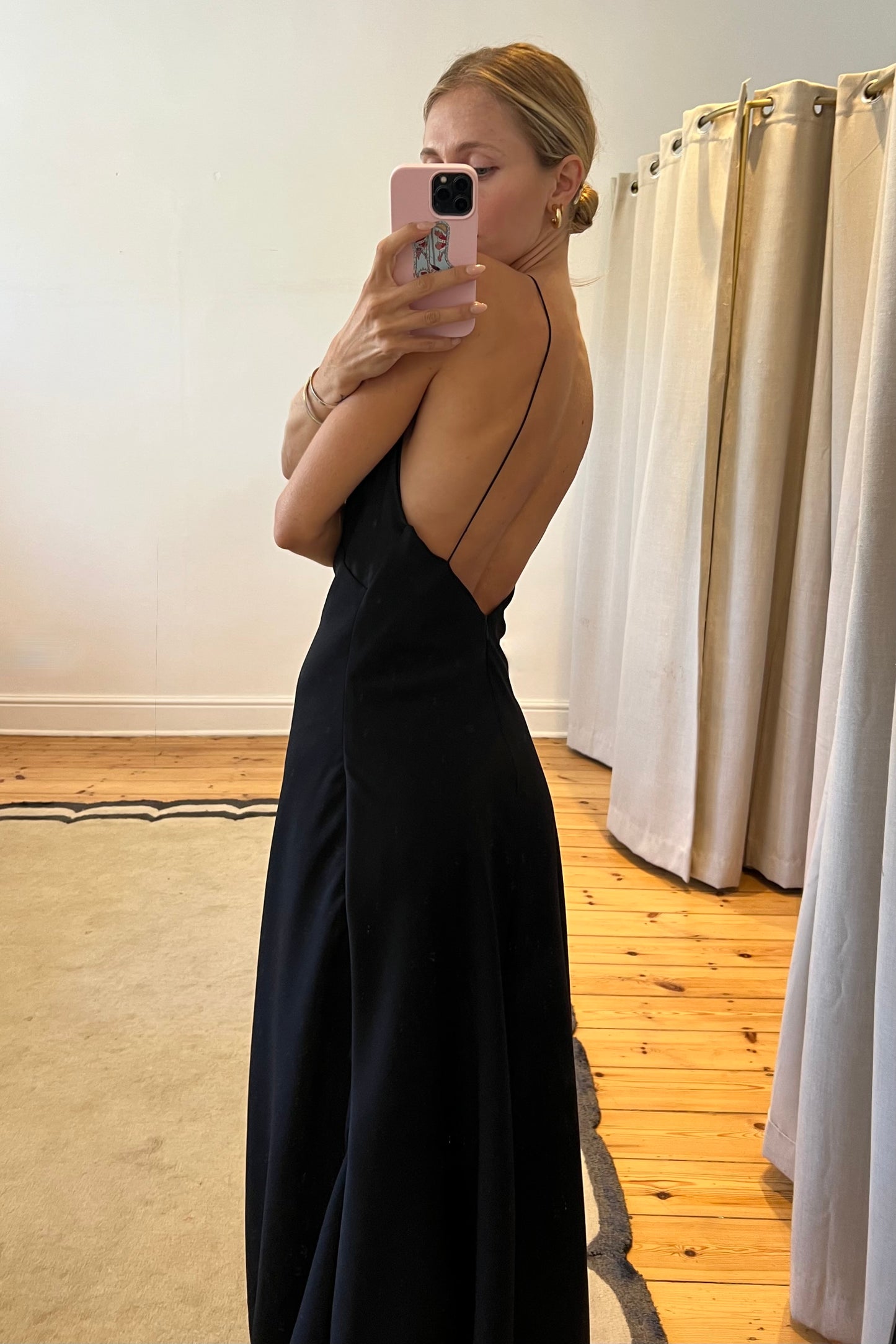 The Lara Black Gown