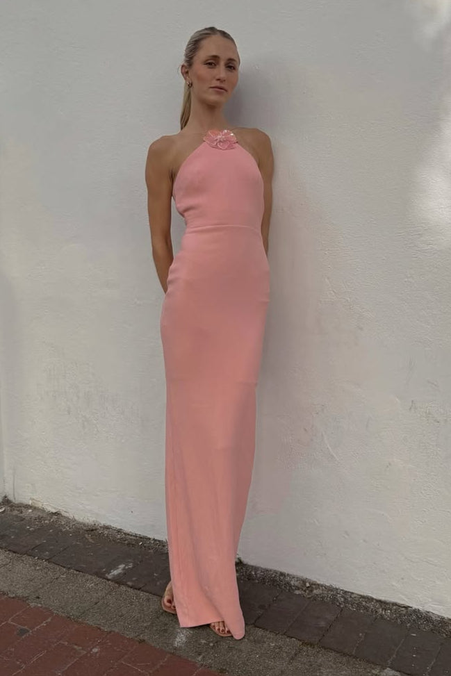 The Lily Maxi Dress - Baby Pink