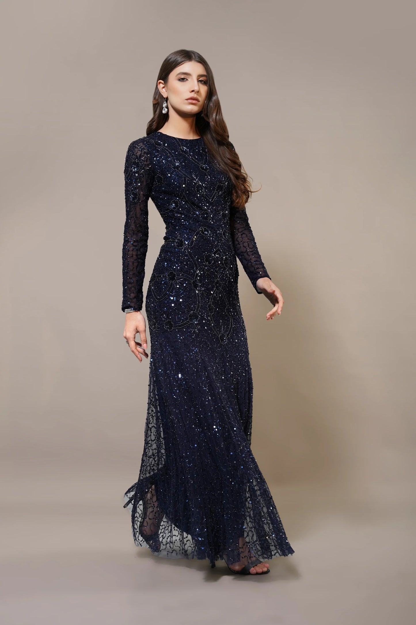 Zinnia Embellished Maxi Dress