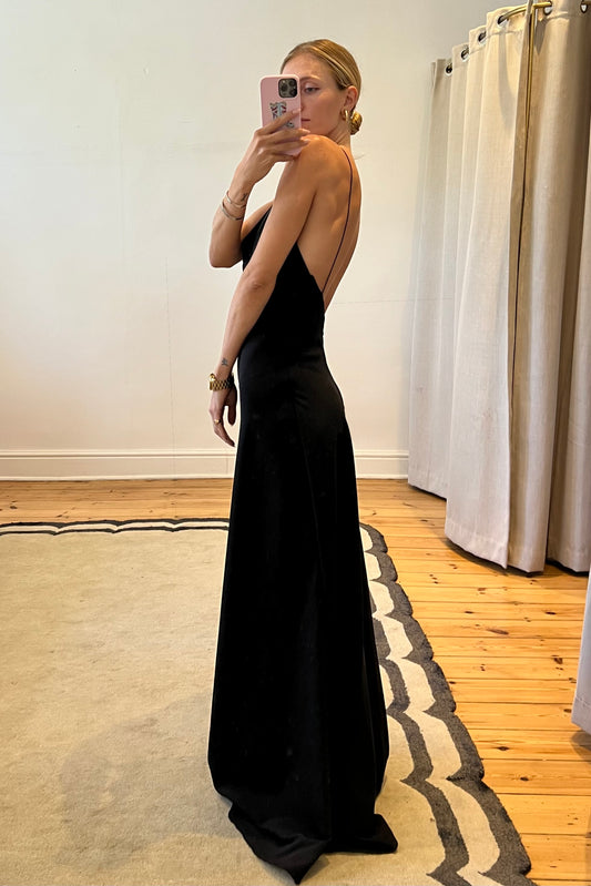The Lara Black Gown