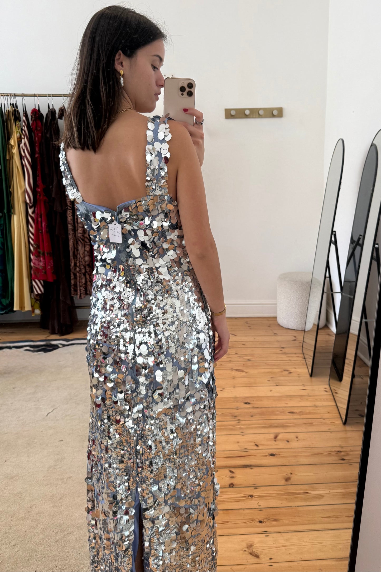 Lara Sequin Maxi Dress