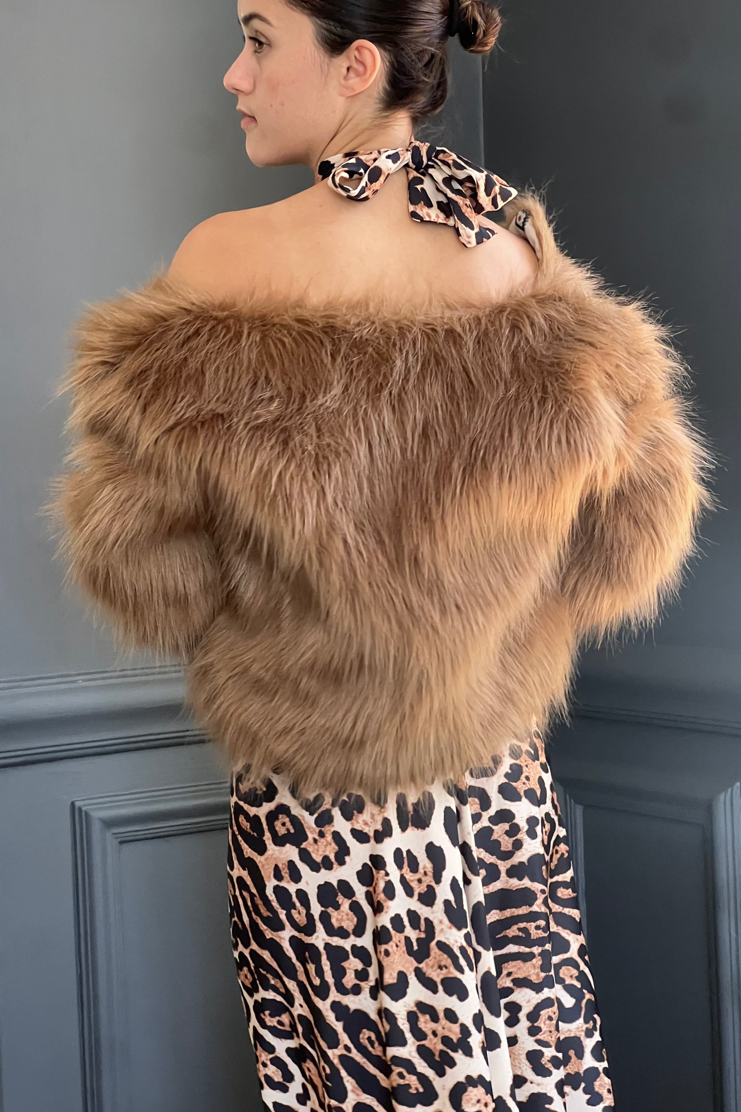 The Beige Fur Statement Jacket