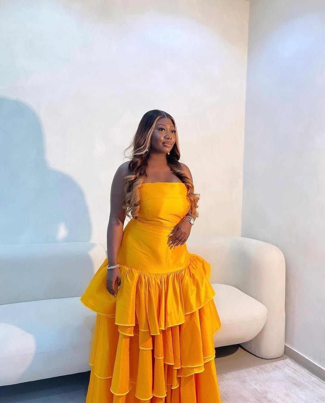 The Zinnia Maxi Dress in Orange - Resale
