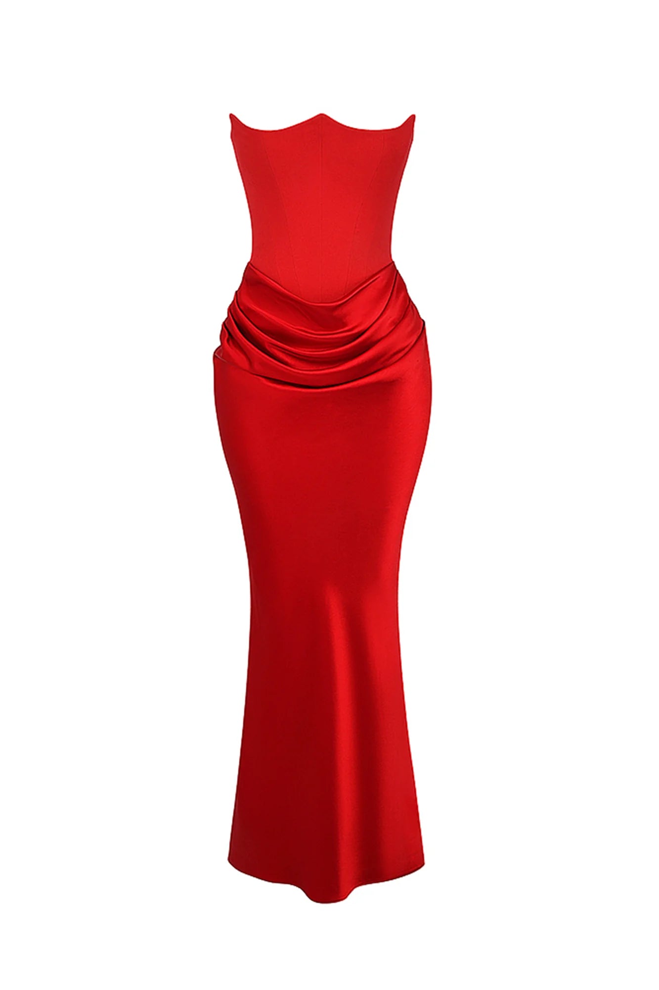 the severine dress in red