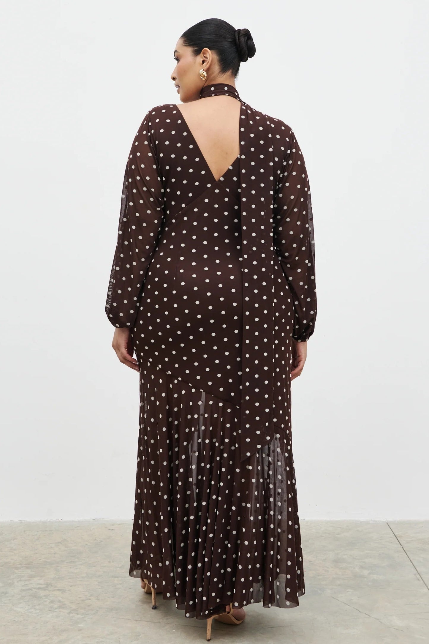 The Petula Scarf Maxi Dress