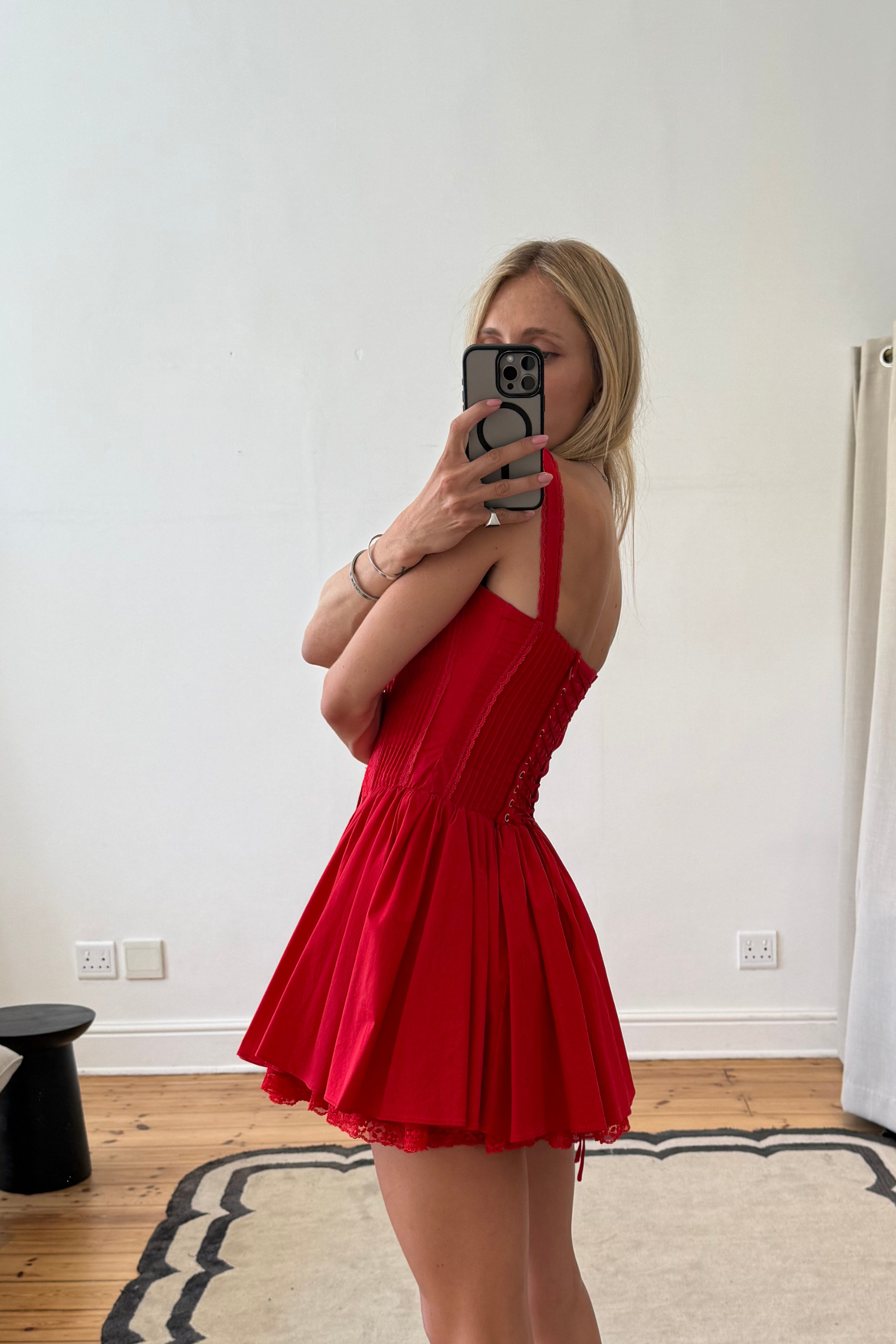 pietra cherry corset mini dress House of CB Pietra Cherry Corset Mini Dress Hire