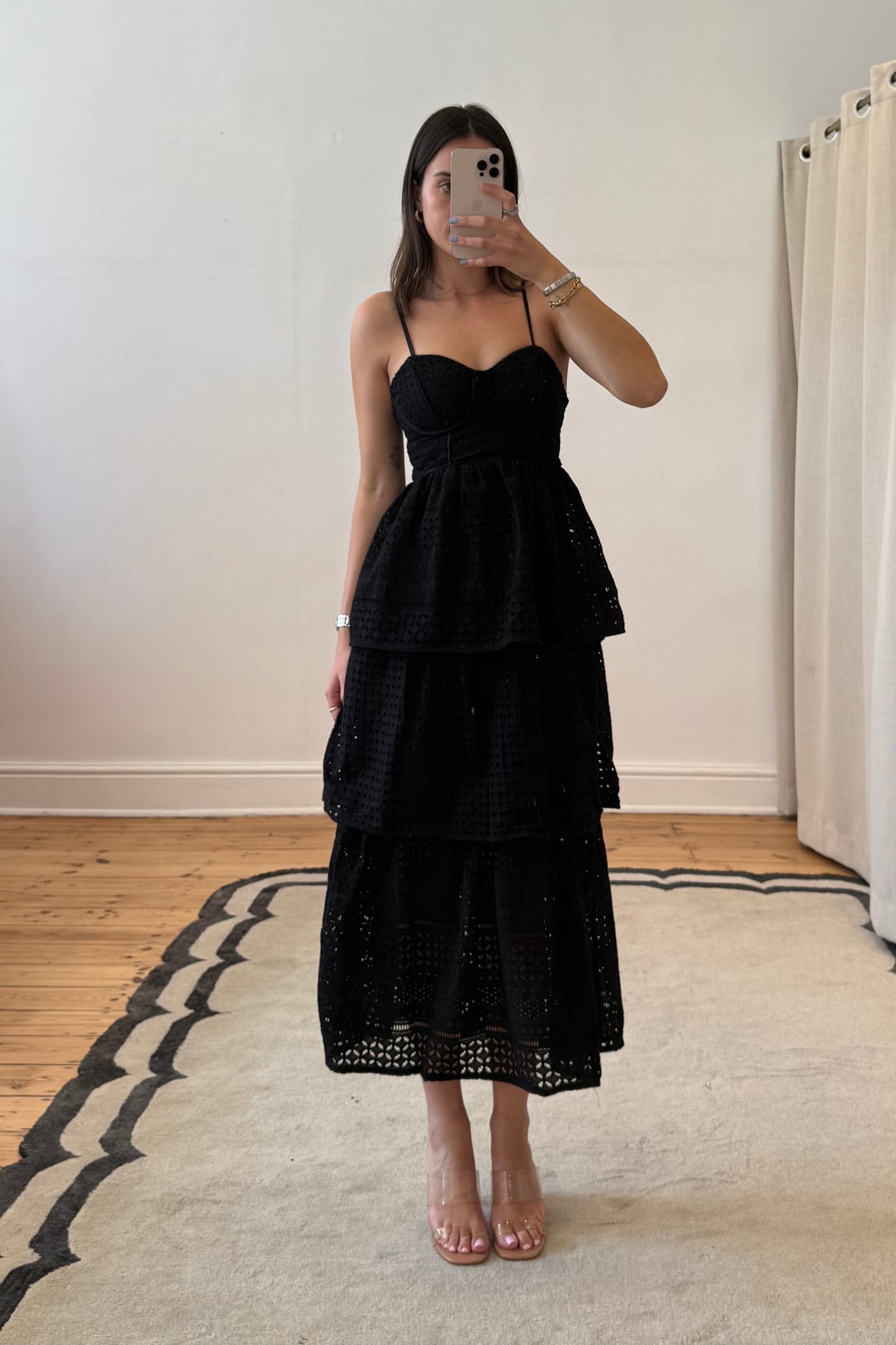 The Jiselle Dress in Black