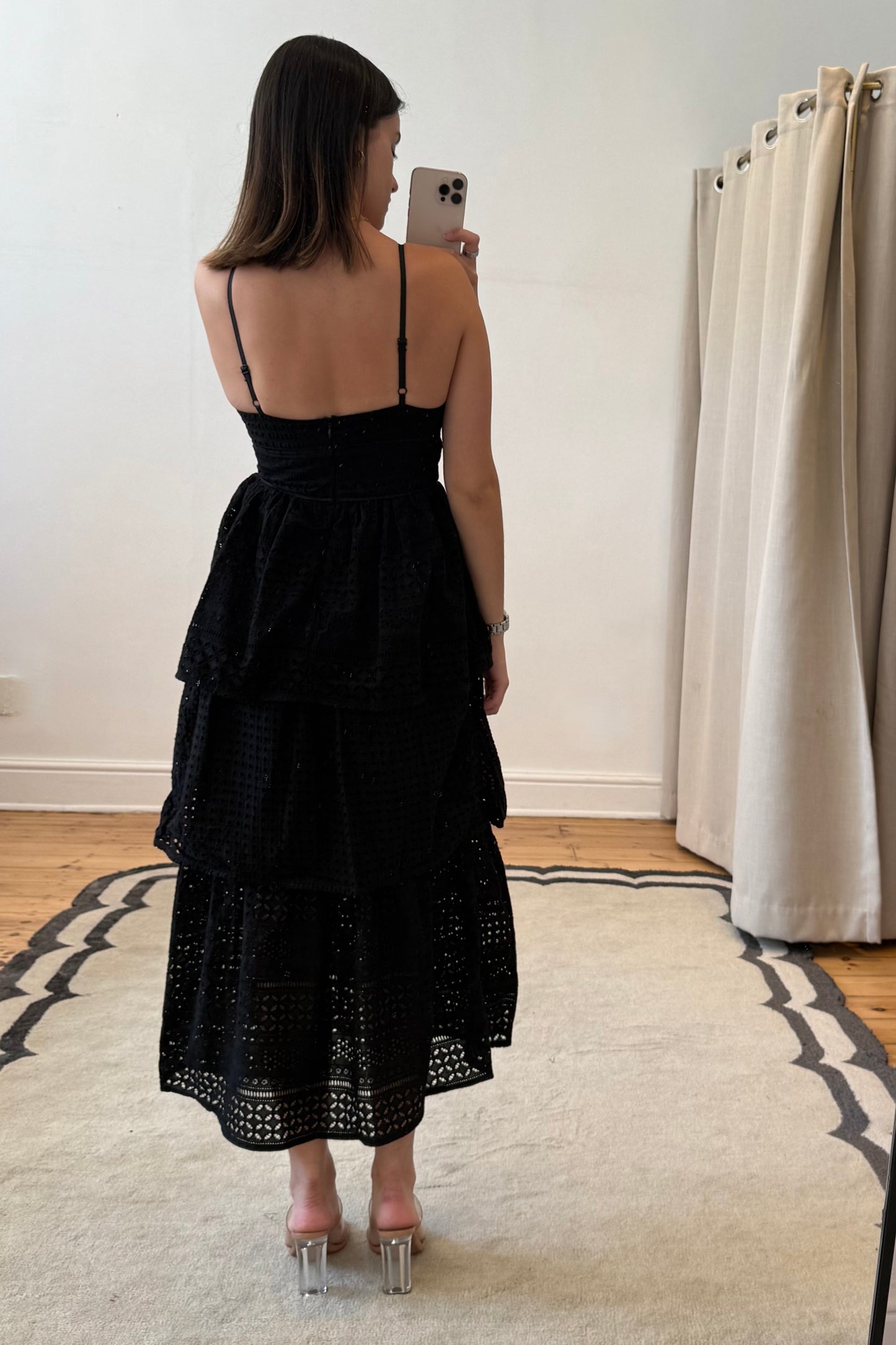 The Jiselle Dress in Black