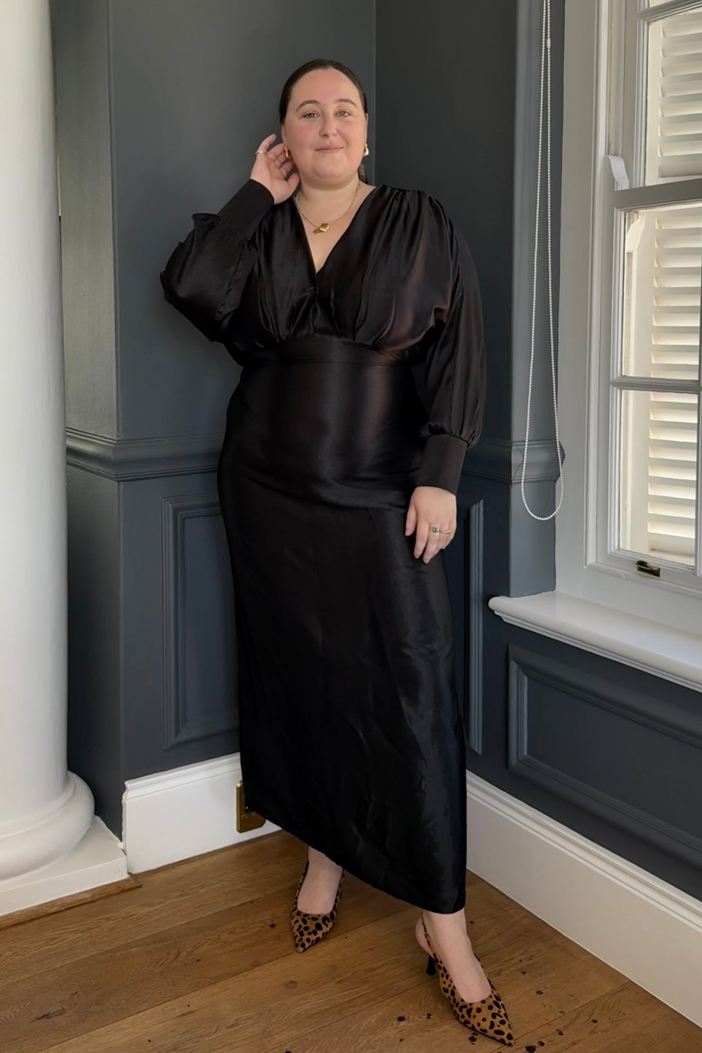 The Rosey Dress in Black