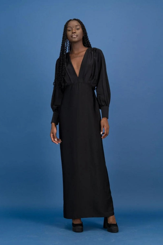 The Rosey Dress in Black